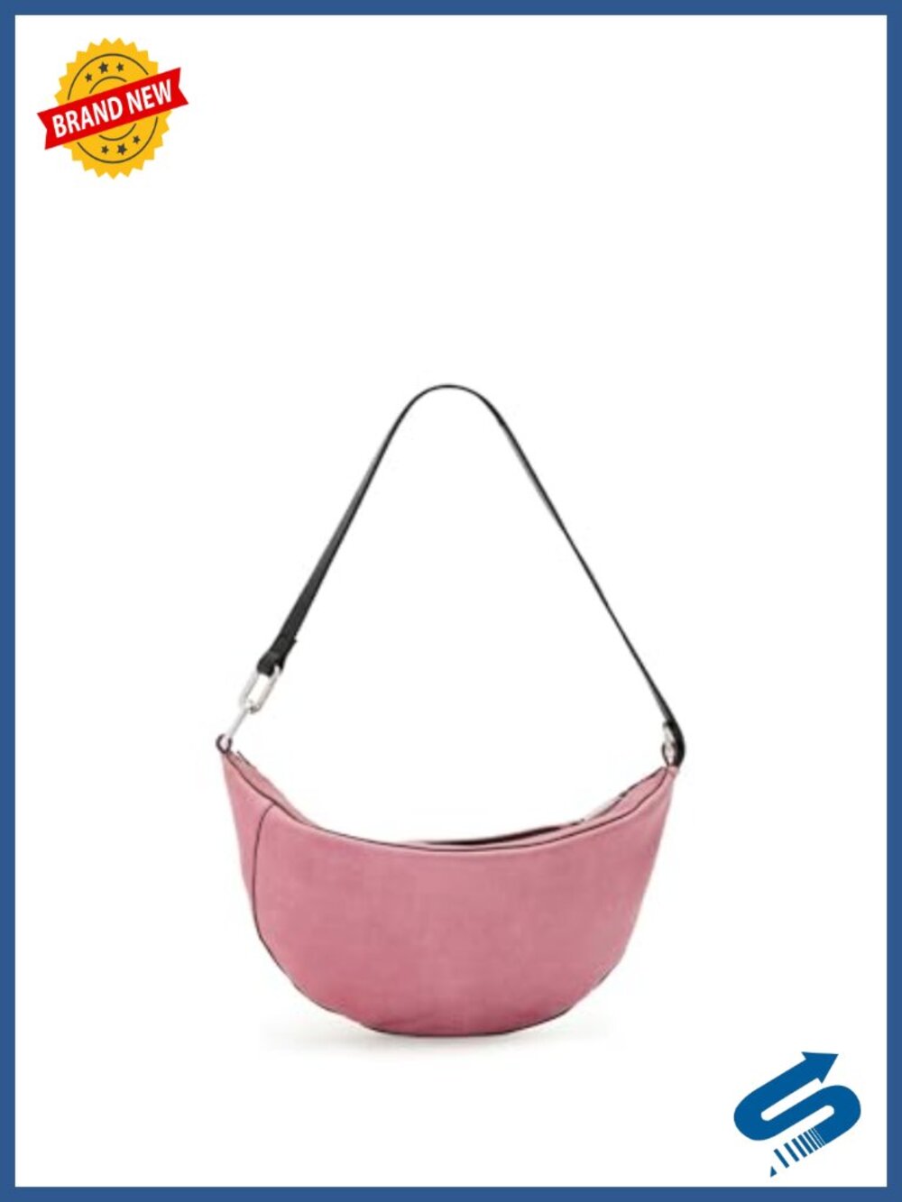 Luna Micro Leather Hobo Shoulder Bag Lightweight Everyday Handbag
